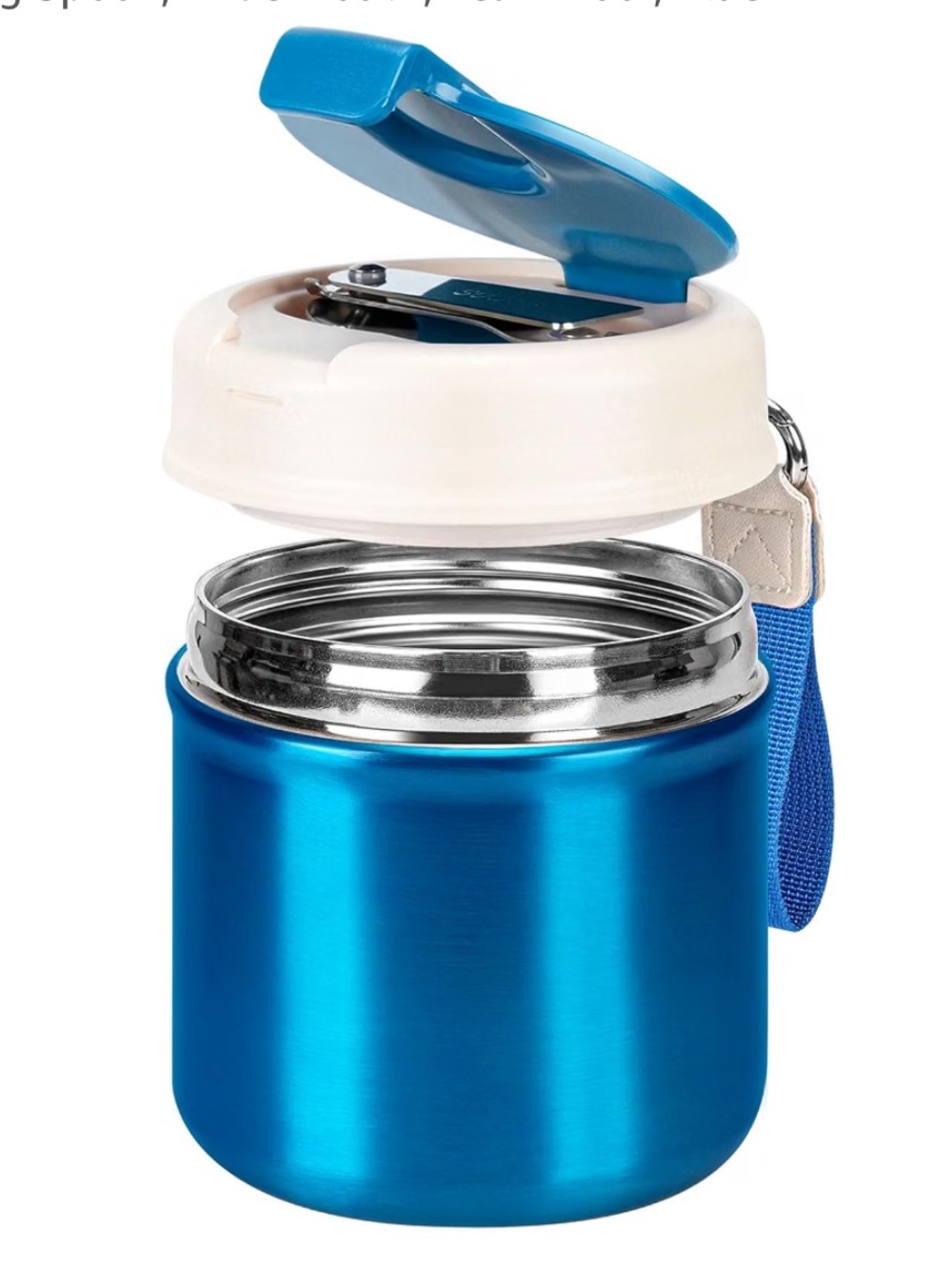 NIB Pebue - 15.8 Oz, Insulated Food Container - Stainless Steel